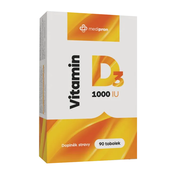 medipron Vitamin D3 1000 IU 90 tobolek